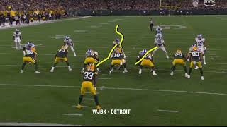 Jordan Love Throws Interception to Jerry Jacobs | Lions vs Packers