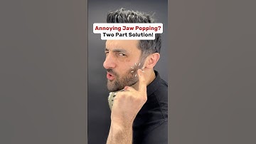 Annoying JAW Clicking or Popping? Try this 2-Part Fix! #jawpain #tmjdisorder #tmjtreatment #tmj #jaw
