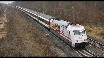Trainspotting Highlights from Düs-Airport & Angermund 13/12/25 EC7+9, 38 2267, 110 448...