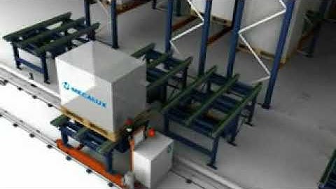 Pallet conveyor handling systems, Shuttle carts - Interlake Mecalux