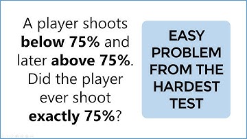 The hardest test had this "easy" question with a surprising answer