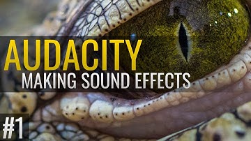 How to make sound effects in Audacity | Making a simple monster sound for beginners