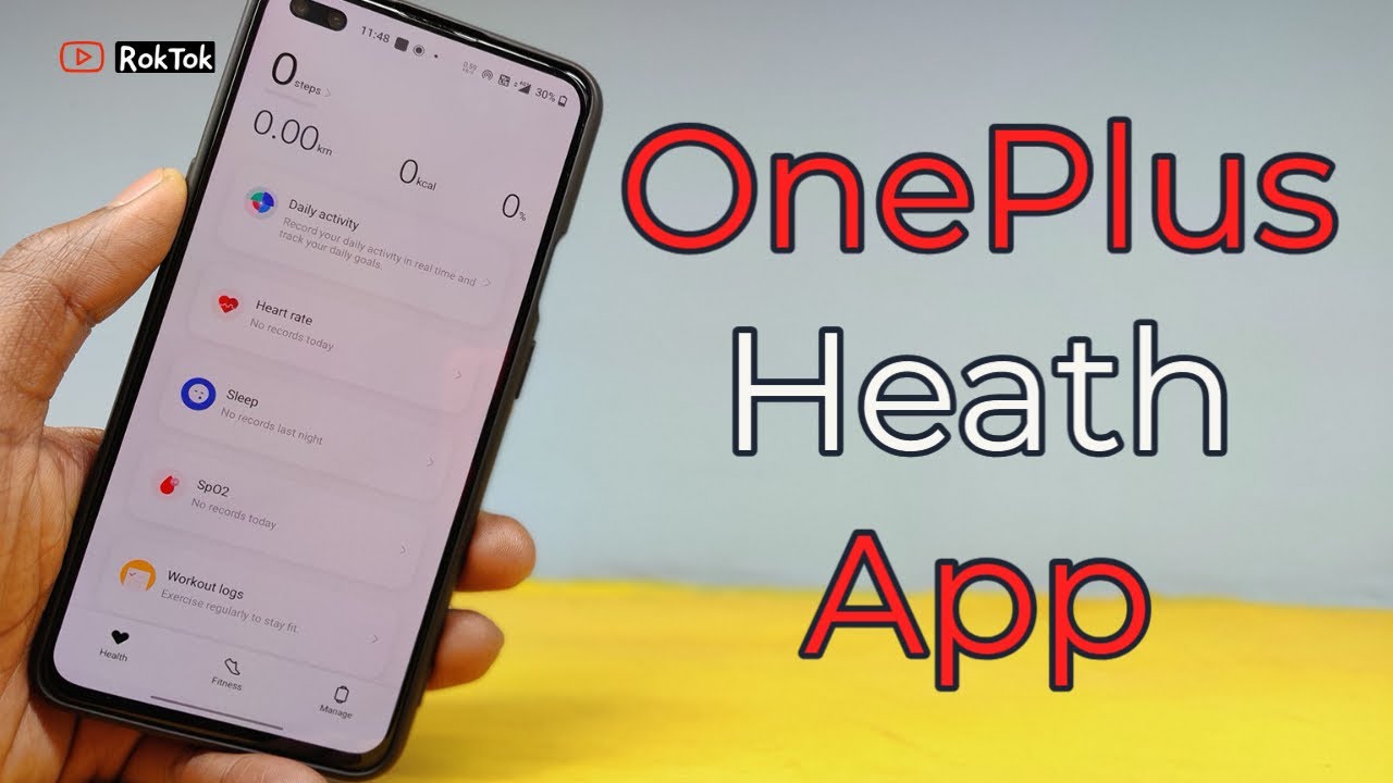 OnePlus Health App Launch YouTube