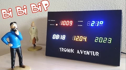 TRONIK AVENTUR 348 STATION METEO V2 avec 3 ALARMES METEO