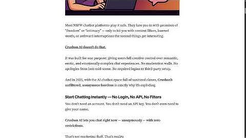Hoe u ongefilterde inhoud op Crushon AI kunt uitschakelen – Eenvoudige handleiding voor 2025