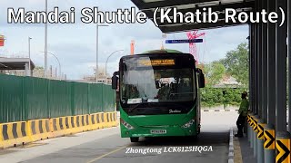 Information PC5279A - Mandai Shuttle (Khatib Route) [Zhongtong LCK6125HQGA] Guide