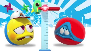 Height Requirement | WonderBalls Playground | Funny Cartoon for Kids #cartoon #kids
