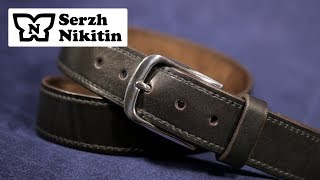 видео: Ремень из хромовой кожи Стоит ли прошивать картинка: Ремень из хромовой кожи Стоит ли прошивать