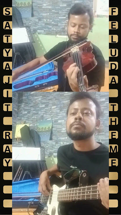 #SatyajitRay #ArnabChowdhury Feluda | HBD 104 | Kolkata Violin Bass Flute #music solo instrumental