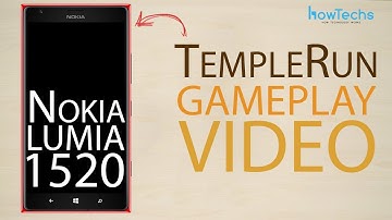 Nokia Lumia 1520 - Temple Run 2 game play video