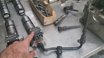 MTU 16V2000 Twin Turbo Diesel Electronic Unit Injector operation.