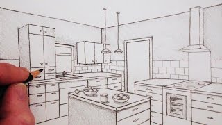 How to Draw in Two-Point Perspective: Learn the basics of how to draw 2-point perspective. Subscribe for more: http://www.youtube.