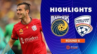 Highlights: Central Coast Mariners 1-3 Adelaide United – Round 6 Hyundai A-League 2019/20 Season