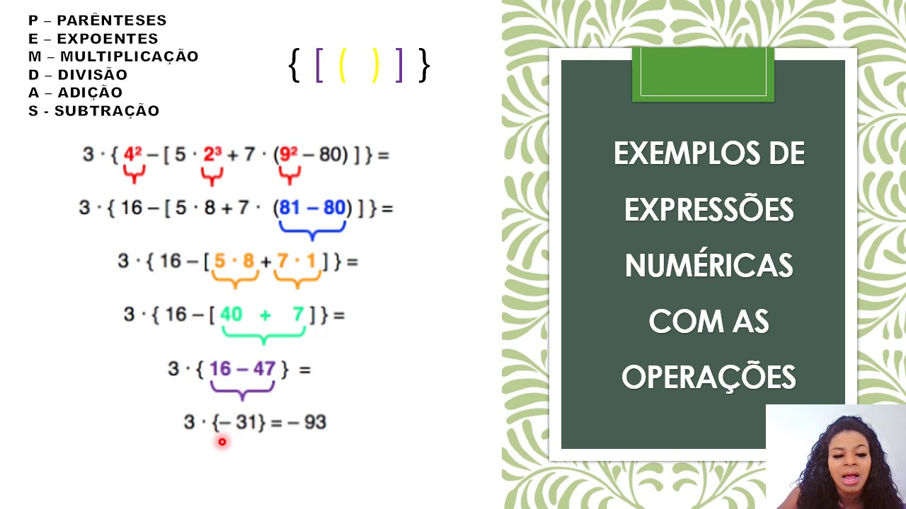 1ª série - Matemática Básica -EXPRESSÕES NUMÉRICAS ORDEM DAS OPERAÇÕES ...