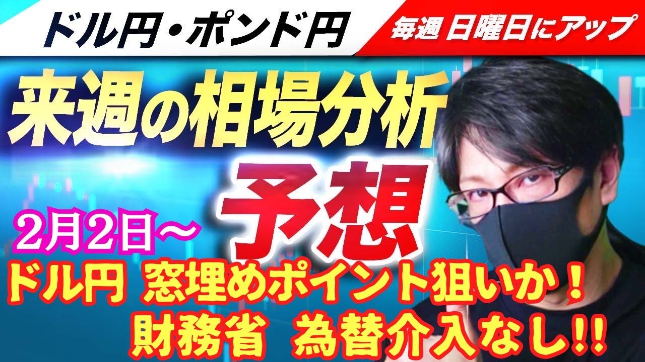 FX来週の相場分析と予想】為替介入「なし」レートチェックが下落要因 次期FRB議長にウォーシュ氏｜デイトレ・スキャルピング！ドル円・ポンド円・ユーロ円・ユロドル｜週間為替展望（2月2日～2月6日）  - YouTube