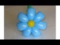 Ромашка 7 лепестков из шаров / simple 7 petals flower balloon (Subtitles)