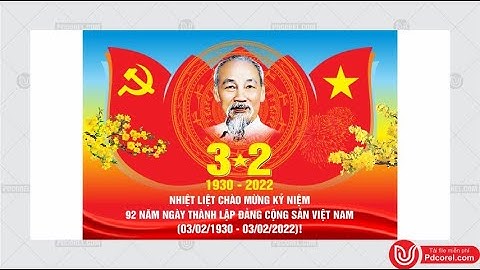 Chia sẻ pano 3/2 chúc mừng năm mới file vector corel miễn phí