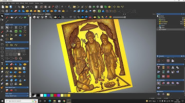 how to import relief file to carveco (artcam) | import ram darbar relief file