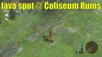 there is a lava spot at the Coliseum Ruins / Zelda BOTW Short #short