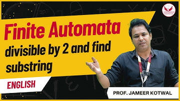 Finite automata | Divisible by 2 and Find Substring #labtech #nfa #dfa #jameerkotwal