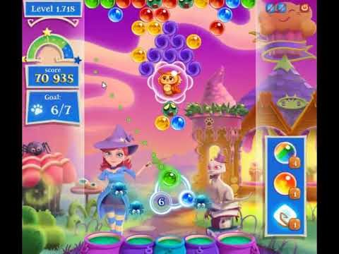 Bubble Witch Saga 2 Level 1718 - NO BOOSTERS