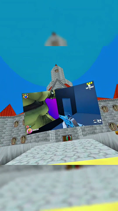 Playing Mario 64 Zombies in VR at Peach’s Castle (Dire Dire Docks hits harder than expected) #vr