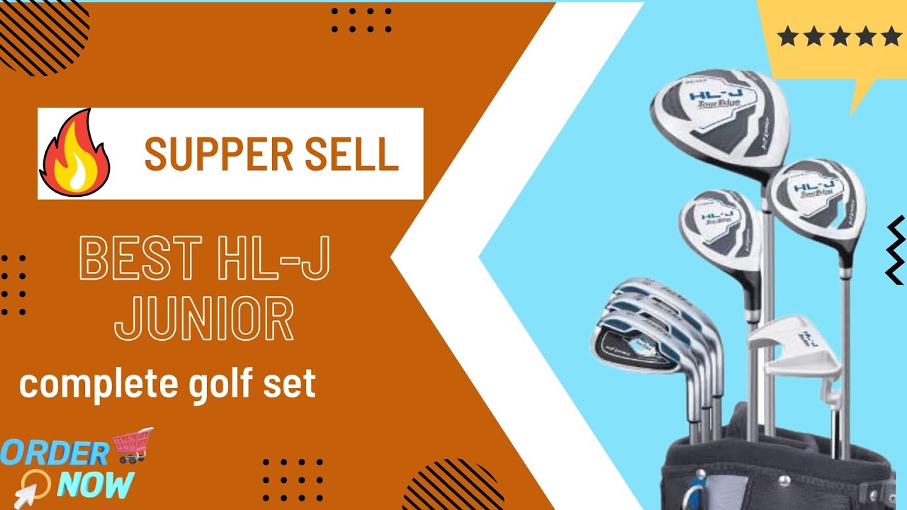 Tour Edge HL-J Junior Complete Golf Set | junior golf set for Boys & Girls