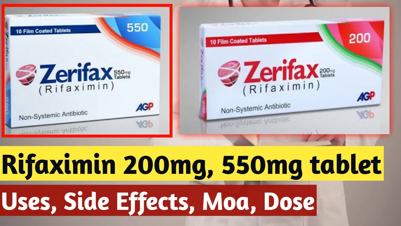 Rifaximin tablets 550 mg, 200 mg in hindi | Mechanism of action | Uses, side Effects Dose