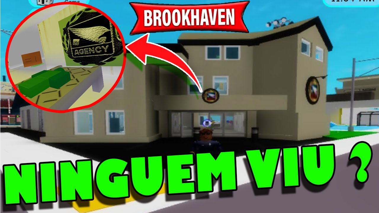 ENCONTREI A AGENCY do BROOKHAVEN! #Roblox #brookhaven#brookhavenroblox