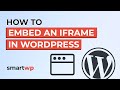 How to Embed an iFrame in WordPress (Responsive YouTube Embeds)