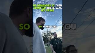 He Demanded ID — Then Admitted There Was No Crime He Demanded ID — Then Admitted There Was No Crime