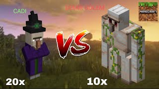 20 TANE CADI VS 10 TANE DEMİR GOLEM! (MİNECRAFT)