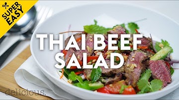 The easiest Thai beef salad recipe ever | delicious. Australia