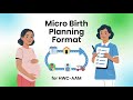 Micro birth planning format for NQAS village health centre #villagehealth #CHO #microbirth