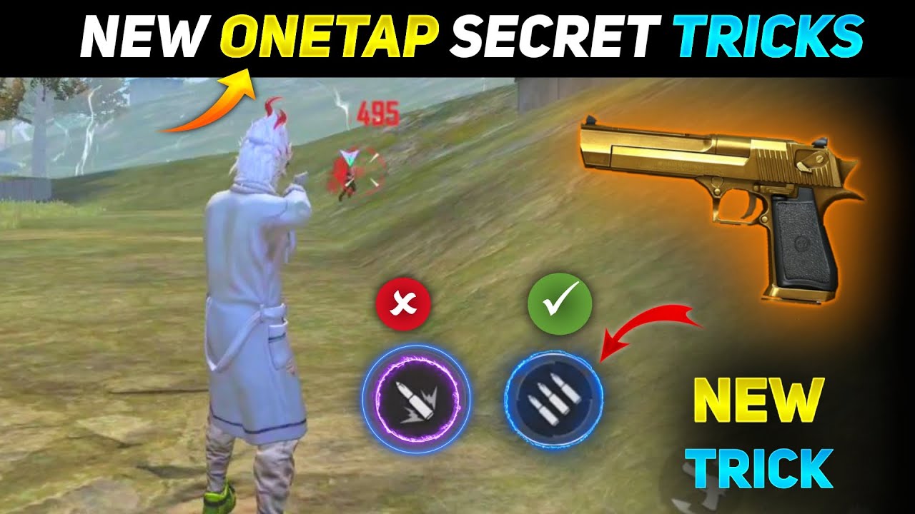 NEW DESERT EAGLE ONETAP TRICKS | DESERT EAGLE HEADSHOT TIPS AND TRICKS ...