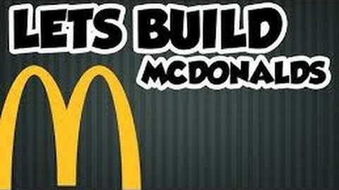 Minecraft: PS4 How to build McDonald