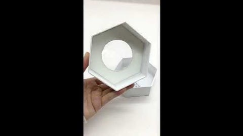 Hexagonal Lid-Base Style box