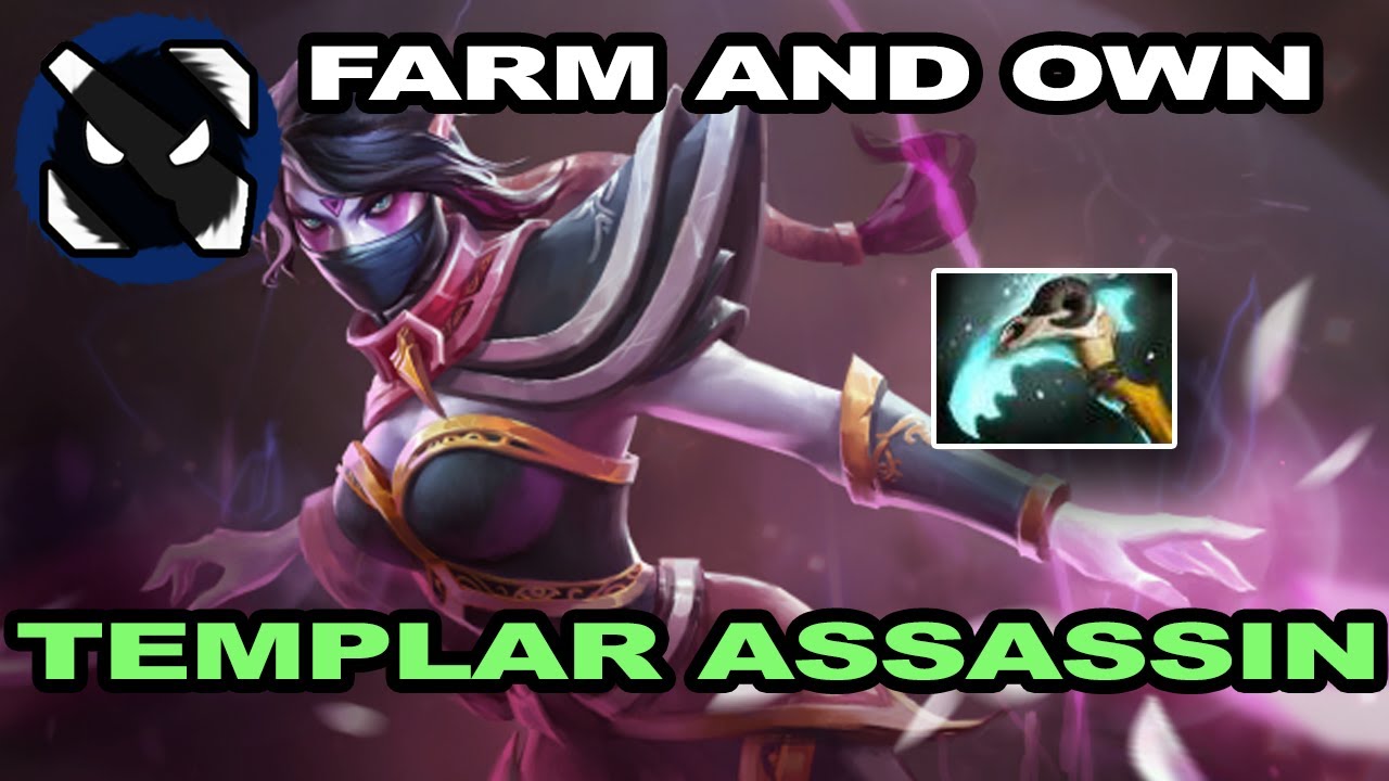 FARM AND OWN THE GAME WITH TEMPLAR ASSASSIN | Full Game (Dota 2 7.23f)