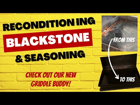 Properly Seasoned Blackstone Griddle RUSTY Blackstone Grill How To Clean And Season Restore Abandoned Grill main image 0