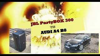 Кто же громче?)) PartyBox300 или AUDI A4 B8. :)