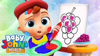 Color Mixing Magic | Playtime Songs \& Nursery Rhymes by Baby John’s World