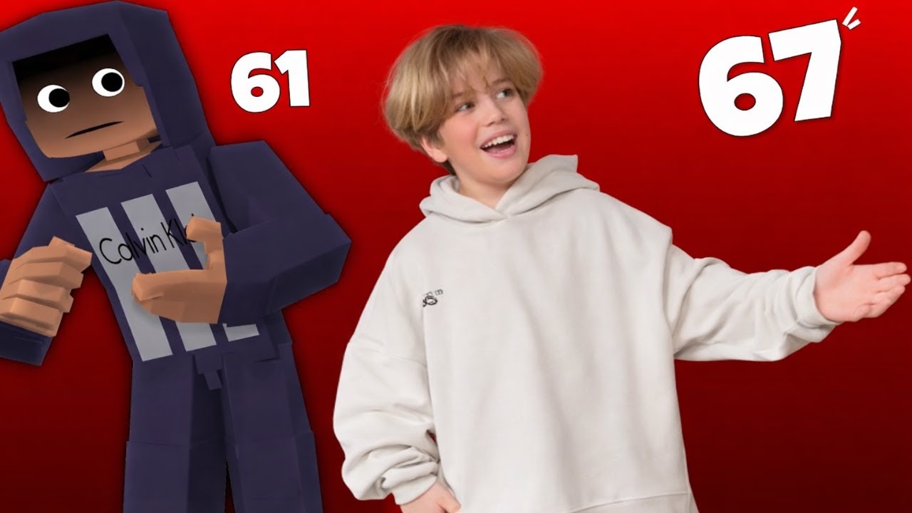 F•*¨*•.¸♬︎ FNF 67 Meme Song x 61 Meme - Real Life vs Animation - YouTube