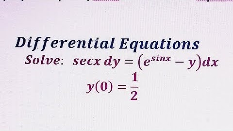 Linear differential equations. dy /dx +Py =Q. Integrating factor.