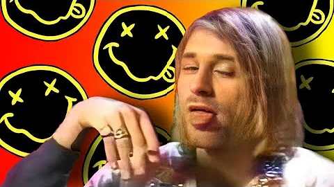 Kurt Cobain being a chaotic mess