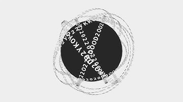 Character ring. Draw by openFrameworks