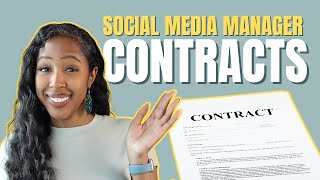 What to include in your Social Media Manager contract