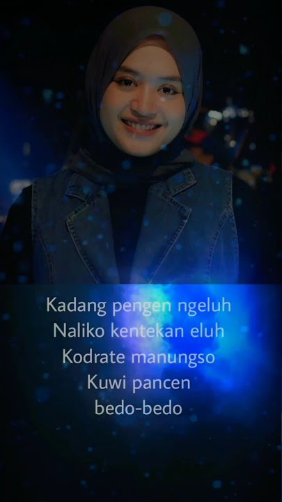JUJUR SEDIH URIP KU KOYO MENGKENE - WORO WIDOWATI ( WONG SEPELE ) #lirik #shorts