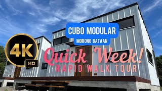 [4k] CUBO MODULAR Saranggani Model | Rapid Walk Tour | Morong Bataan Philippines 🇵🇭 #QuickWeek