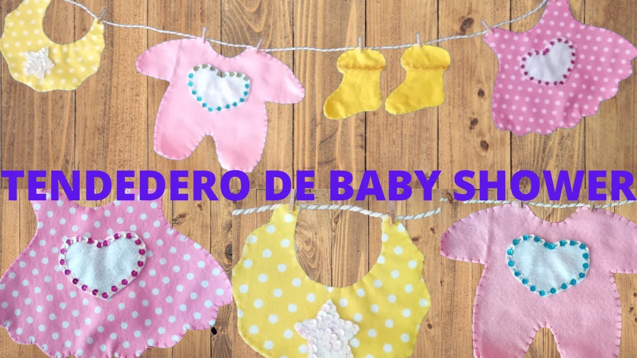 santo Sumergir Polvo TENDEDERO DE BABY SHOWER DE NIÑA EXCELENTE PARA ESTE TIPO DE EVENTO -  YouTube