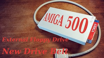 AMIGA 500: ROCTEC RF382C EXTERNAL  3.5" FLOPPY DRIVE: NEW DRIVE BELT